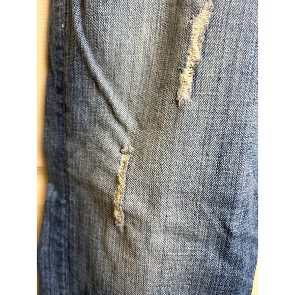 Guess Distressed Denim Jeans *Popped Stitches on Back Pocket* - Picture 3 of 13